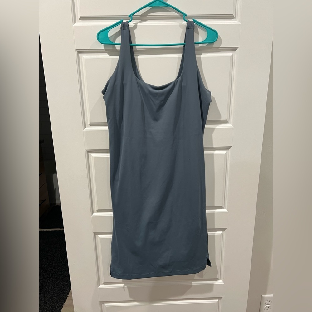 Women’s powersoft old navy dress with built in bra and shorts.